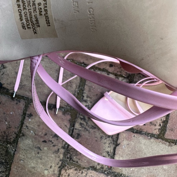 Steve Madden lace up heels new ( worn once )size 9.5 - Picture 7 of 7